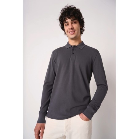 Polo piqué LSL homme