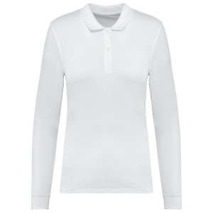 Polo piqué manches longues Bio180 femme