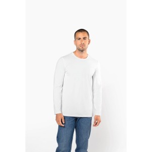 T-shirt col rond manches longues homme