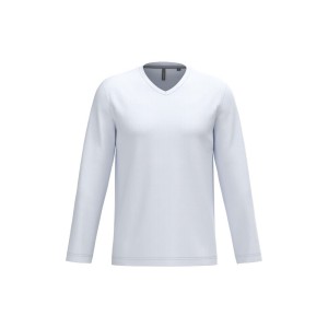 T-shirt col V manches longues homme