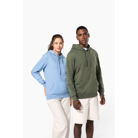 Sweat-shirt recyclé à capuche unisexe