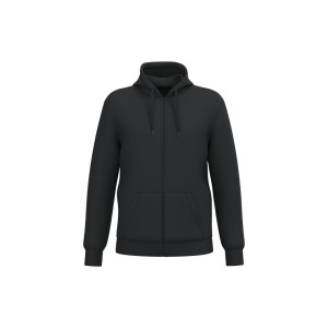 Sweat-shirt recyclé zippé à capuche unisexe