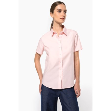 Chemise Oxford manches courtes femme