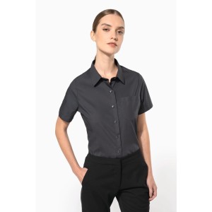Chemise popeline manches courtes femme