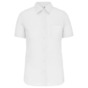 Chemise popeline manches courtes femme