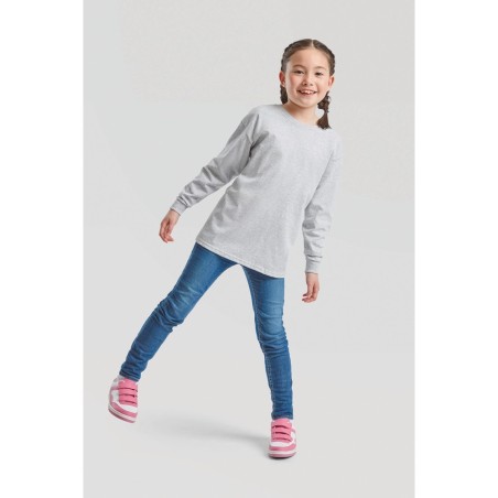 T-shirt enfant manches longues Valueweight (61-007-0)