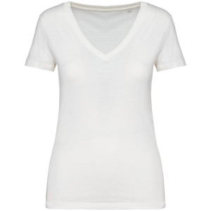 T-shirt écoresponsable col V femme
