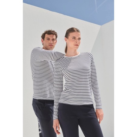 T-shirt rayé manches longues