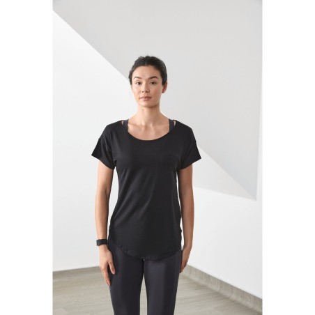 T-shirt scoop neck femme