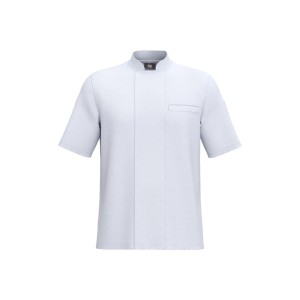 Veste de cuisine écoresponsable manches courtes unisexe