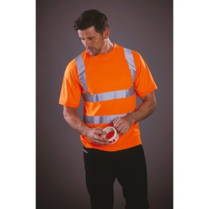 T-shirt manches courtes haute visibilité