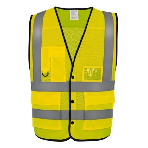 Gilet boutonné haute visibilité Eco Superior
