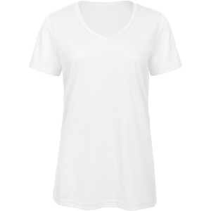 T-shirt Triblend col V Femme