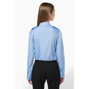 Chemise pilote manches longues femme