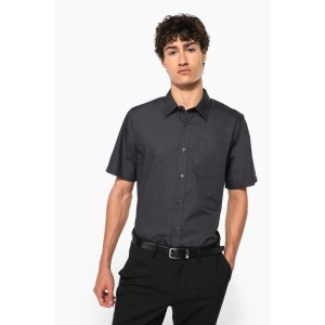 Chemise popeline manches courtes