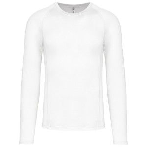 T-shirt double peau sport manches longues unisexe