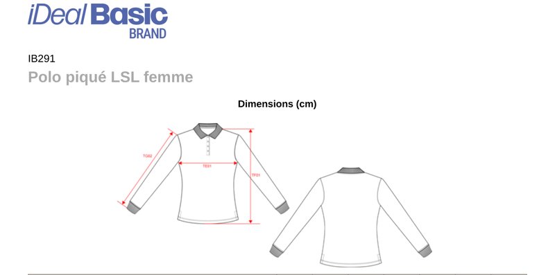 Schema mesures IB291