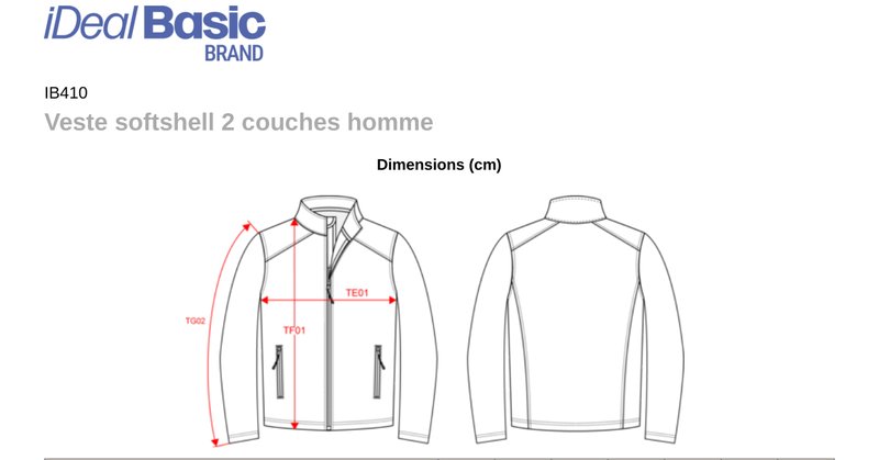 Schema mesures IB410