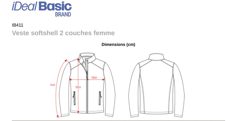 Schema mesures IB411