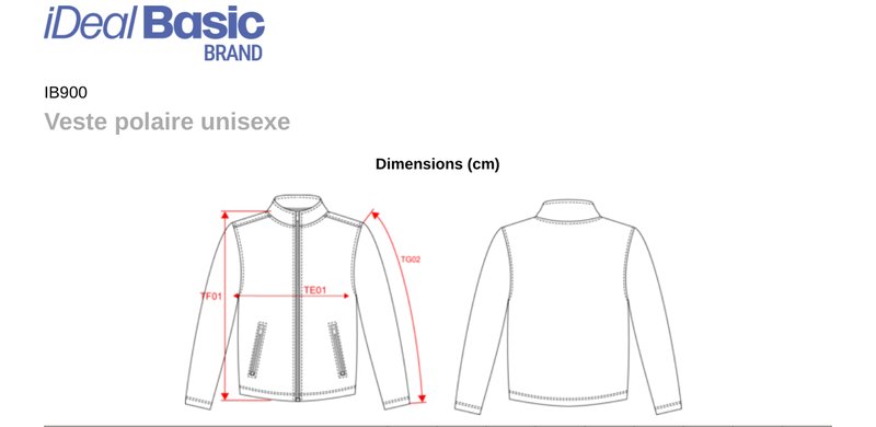 Schema mesures IB900