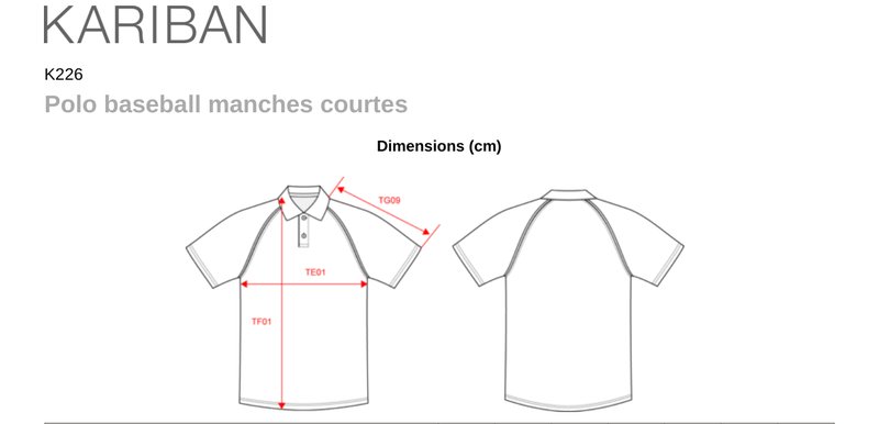 Schema mesures K226