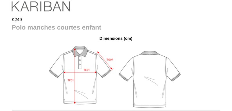 Schema mesures K249