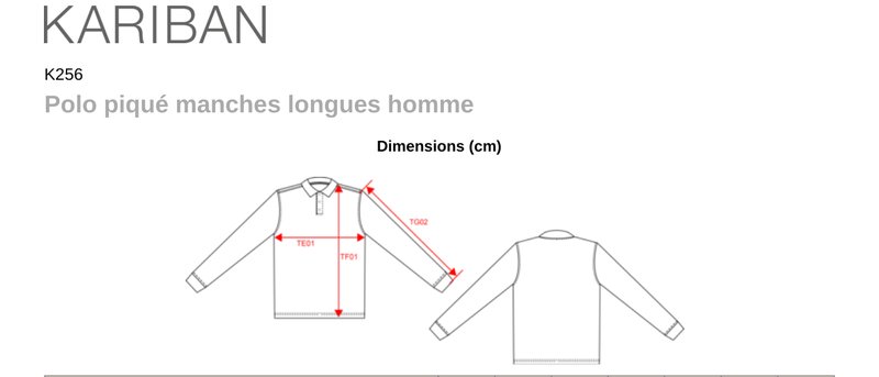 Schema mesures K256