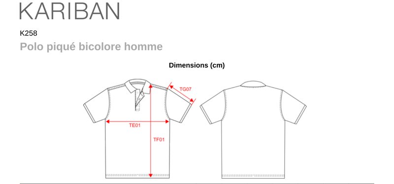 Schema mesures K258