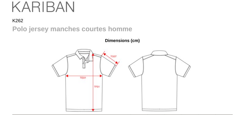 Schema mesures K262