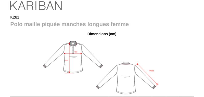 Schema mesures K281