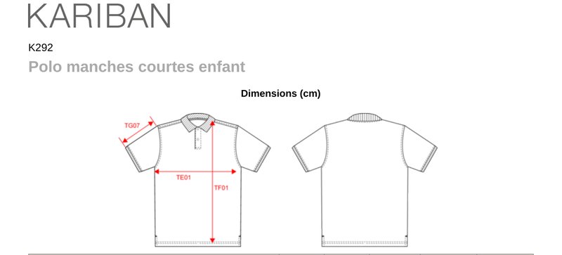 Schema mesures K292