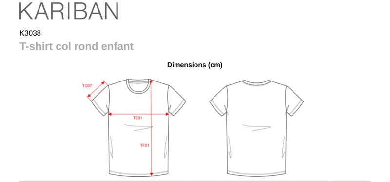 Schema mesures K3038