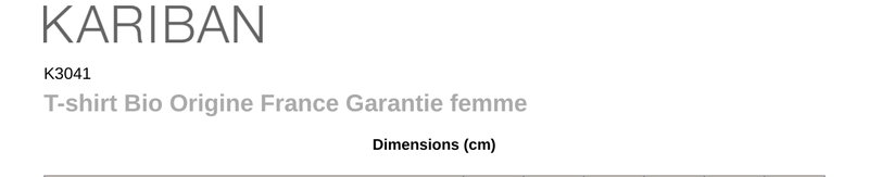 Schema mesures K3041