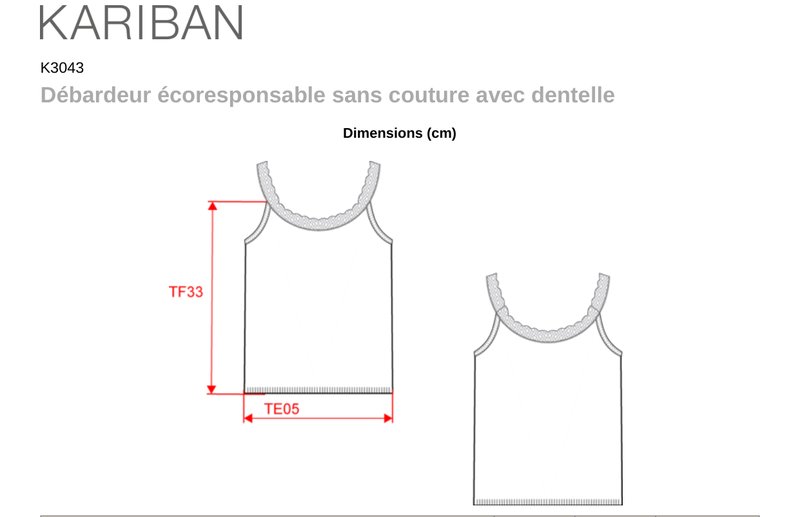 Schema mesures K3043