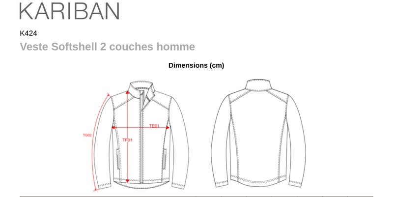 Schema mesures K424