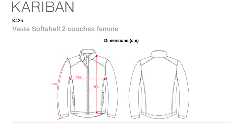 Schema mesures K425