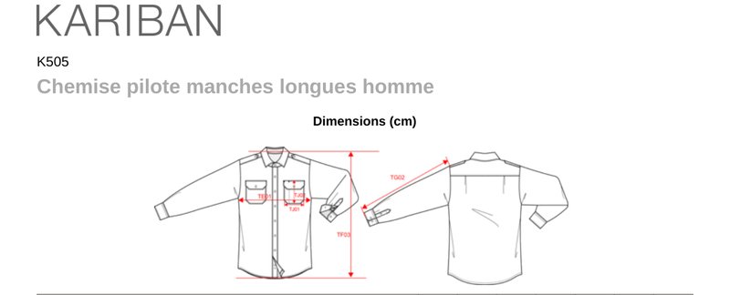 Schema mesures K505