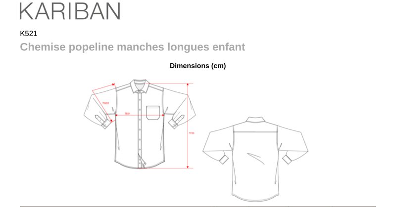 Schema mesures K521