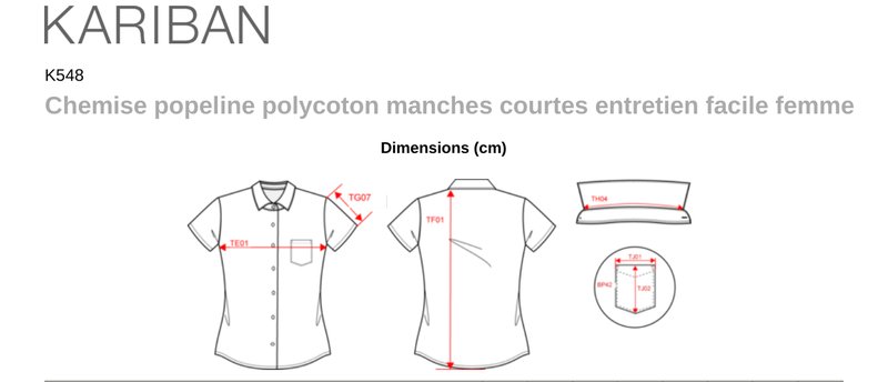 Schema mesures K548