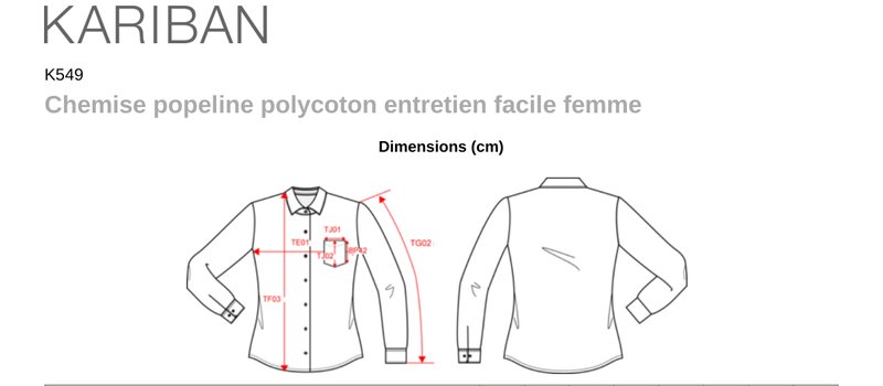 Schema mesures K549