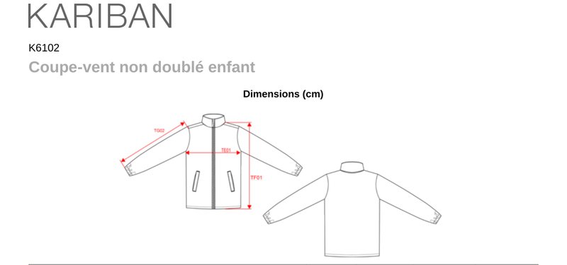 Schema mesures K6102