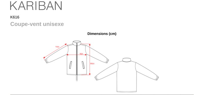 Schema mesures K616