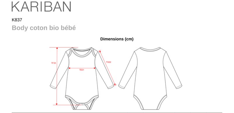 Schema mesures K837