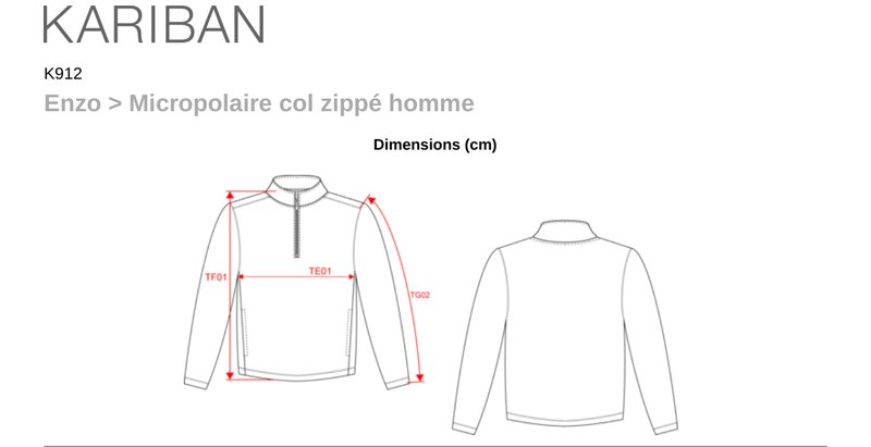 Schema mesures K912