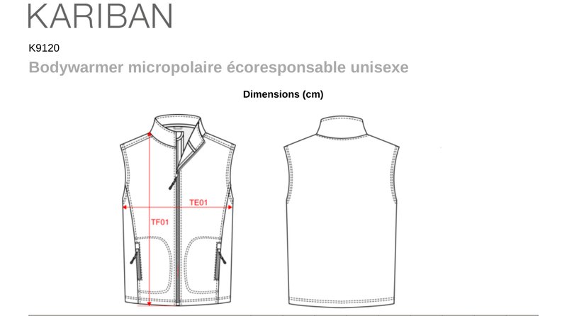 Schema mesures K9120
