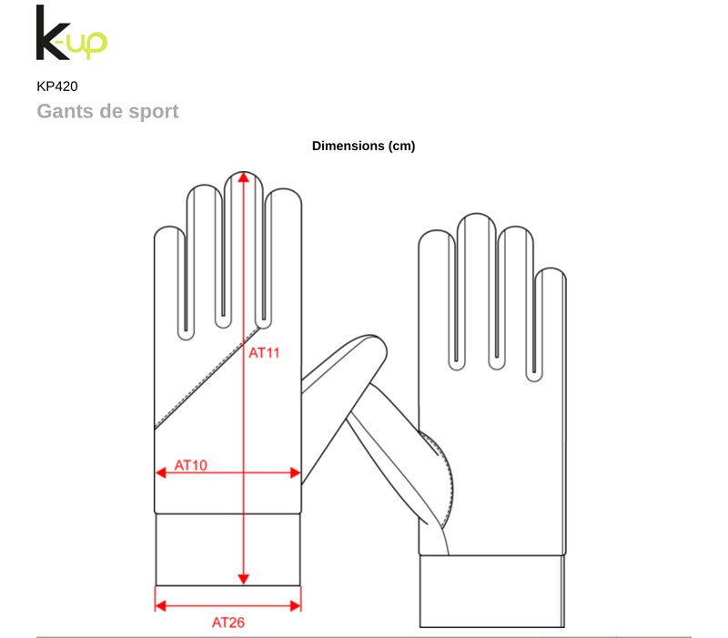 Schema mesures KP420