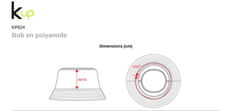 Schema mesures KP624