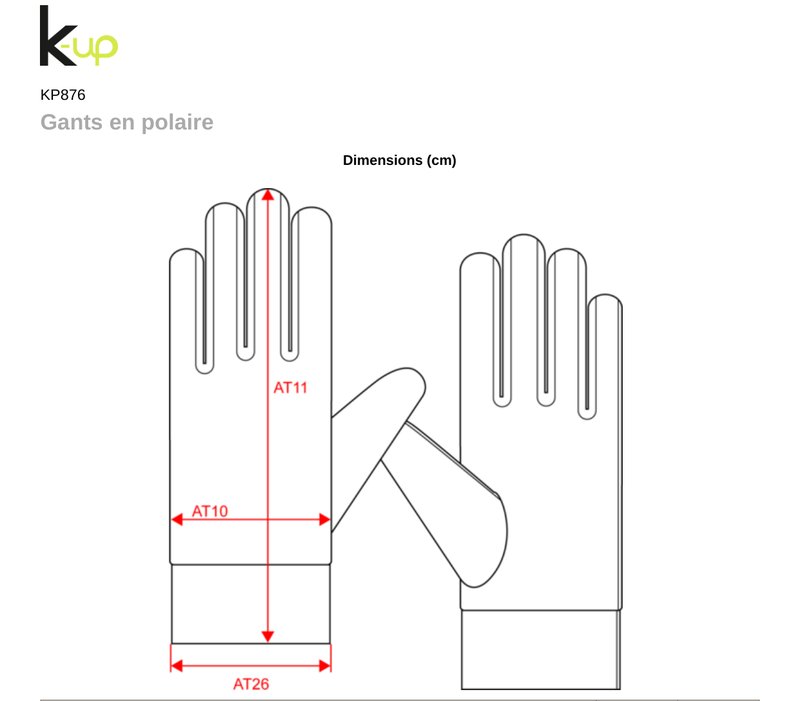 Schema mesures KP876