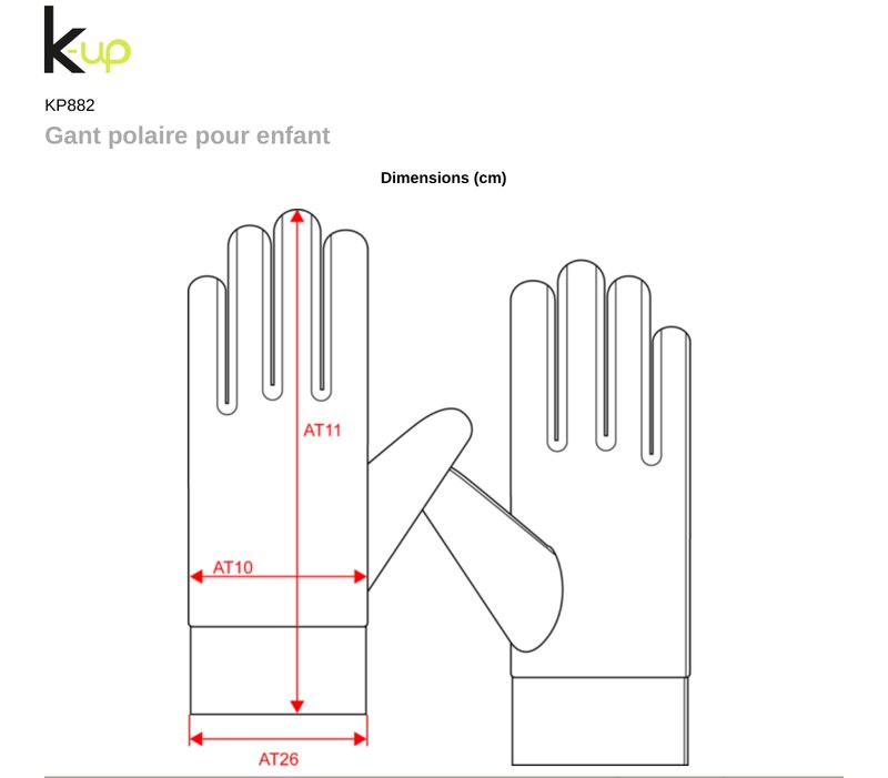 Schema mesures KP882