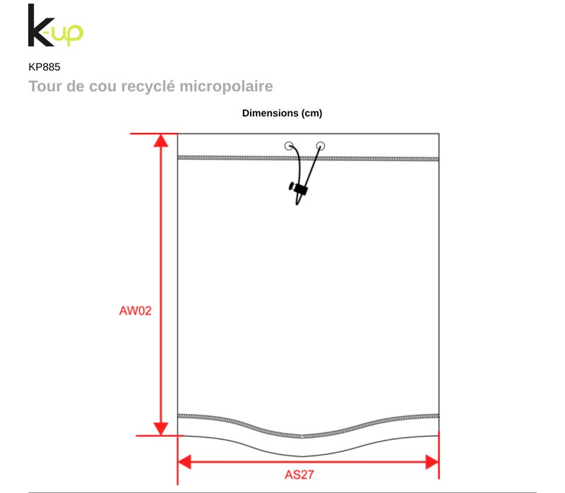 Schema mesures KP885